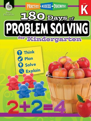 cover image of 180 Days of Problem Solving for Kindergarten: Practice, Assess, Diagnose